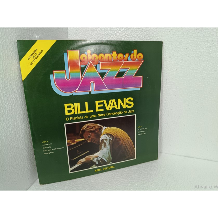 LP Vinil Bill Evans - Gigantes Do Jazz (1981) Abril Cultural