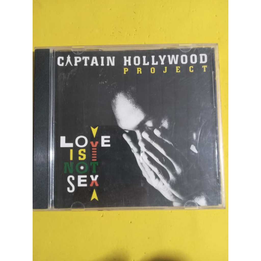 CD CAPTAIN HOLLYWOOD PROJECT - LOVE IS NOT SEX - POP DANCE 90S - ESTADO DE NOVO