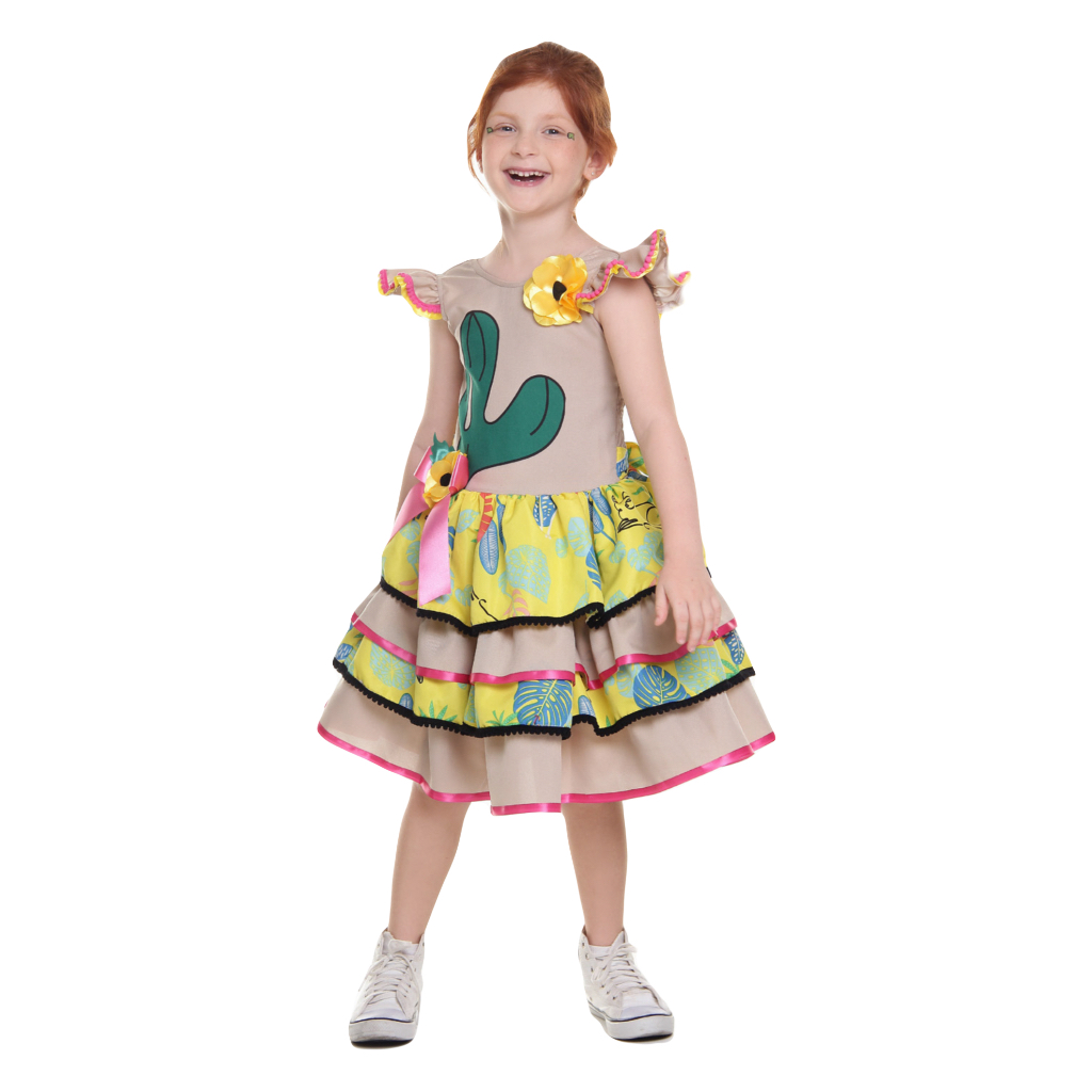Vestido junino Maria Bonita vestido festa junina menina