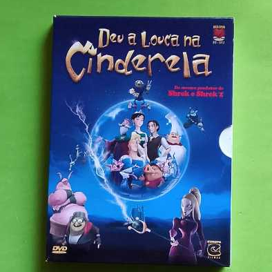 dvd box DEU A LOUCA NA CINDERELA  (dublado e legendado, digipack)