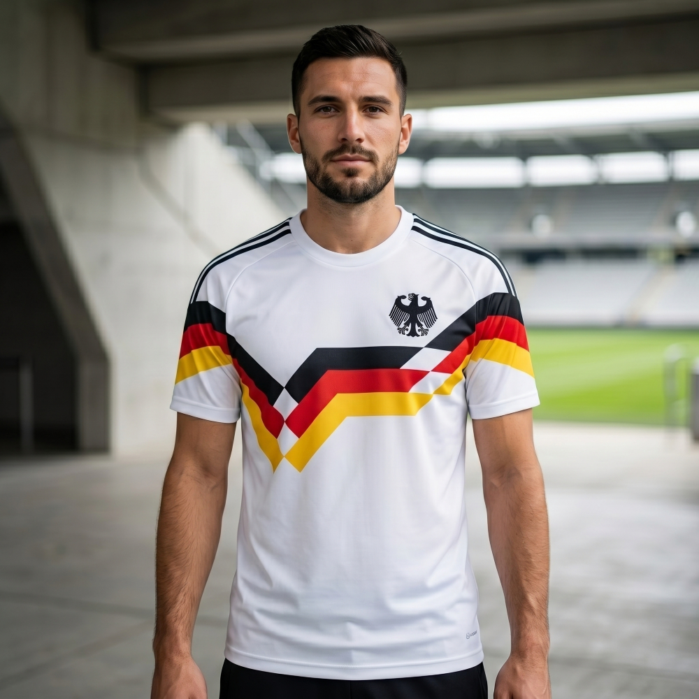 Camisa Alemanha 1990 Home Retrô Masculina Torcedor Oficial