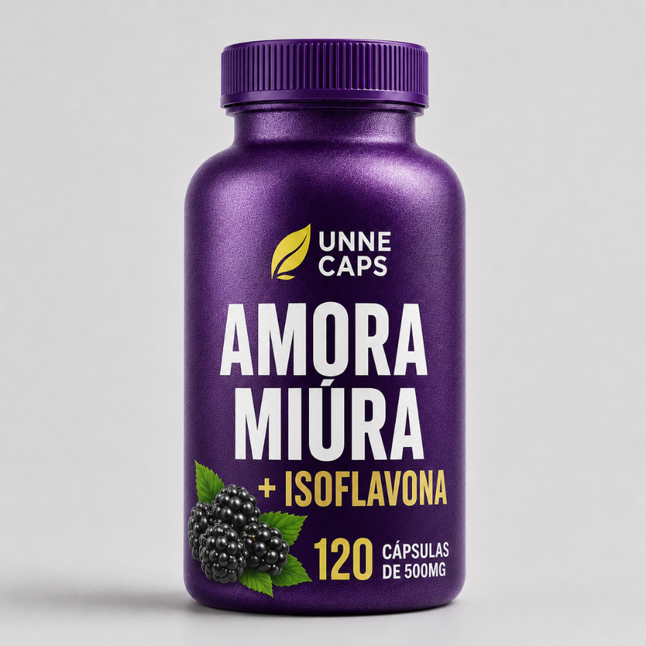 AMORA MIURA + ISOFLAVONA Menopausa Suplemento Alimentar Feminino Alivio dos Sintomas Da TPM