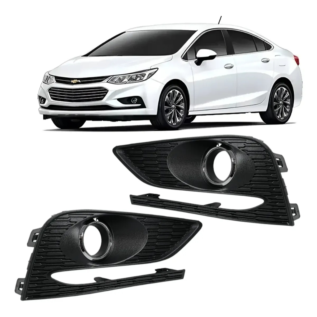 Par Grade Farol Milha Parachoque Dianteiro Cruze 2017 2018 2019 Novo 23422710 23422709