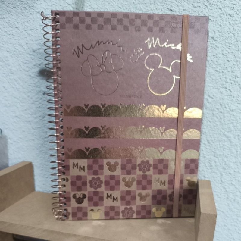 Agenda Planner modelo 2026 Capa Dura 80 fls 175x242 Mickey Minnie Arts Kraft Jandaia - 01 Unidade