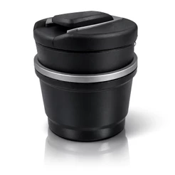 Cinzeiro 2 em 1 De Carro Universal Anti Odor Porta Moedas e Porta Copos