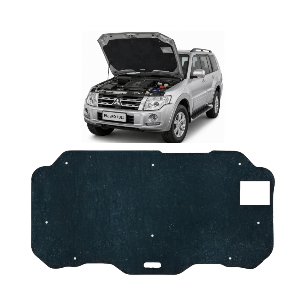Manta Forro Capô Mitsubishi Pajero Full 2008/2016 Autoadesivo Grud Forração Capo Capu Capus Capuz