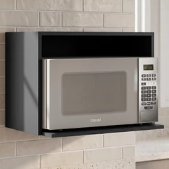 Suporte Micro-ondas Forno 58cm Aéreo Grafite Z44 - Mpozenato