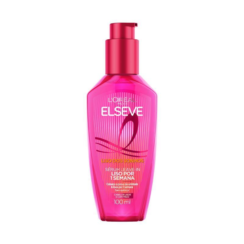 Imagem Sérum Leave-in com Tecnologia Ativada por Calor para Efeito Liso, Antifrizz, L'Oréal Paris Elseve Liso dos Sonhos 100ml