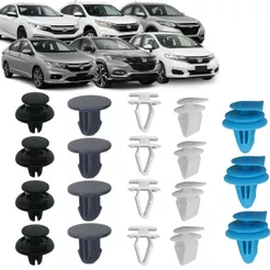 Kit 15 Grampo Presilha Fixação Grade Churrasqueira Para Honda Accord Civic Crv Crx Fit Hrv Prelude