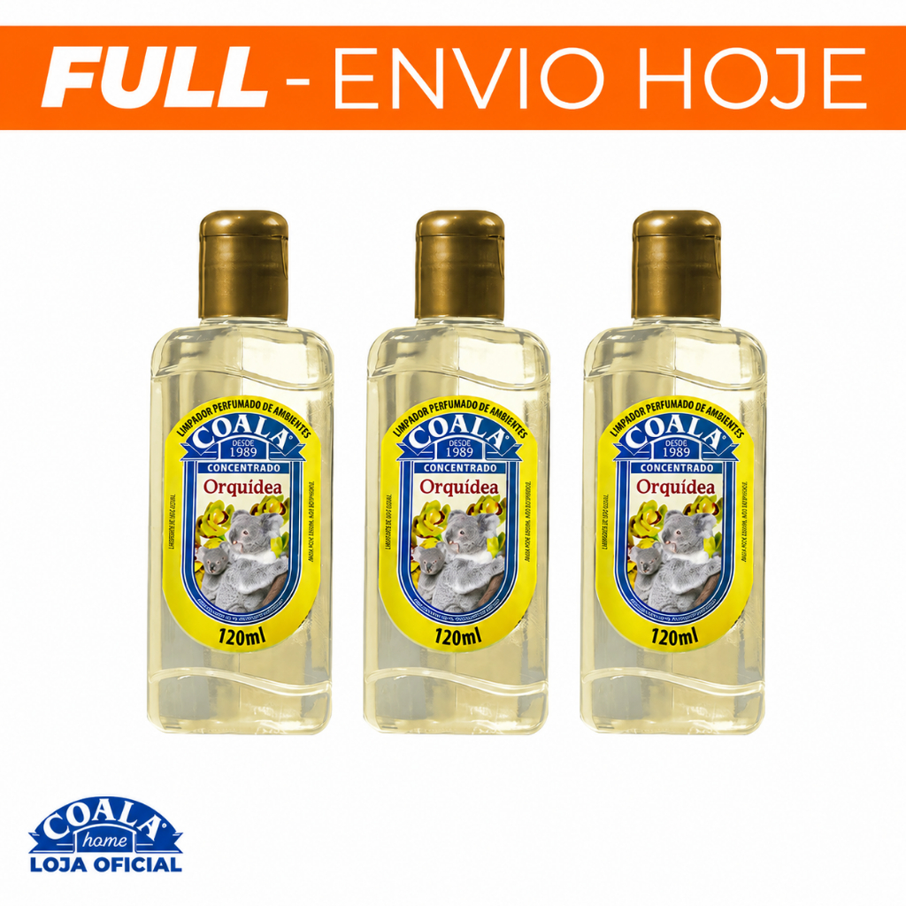 Kit 3 Unidades Limpador Concentrado Orquídea 120ml