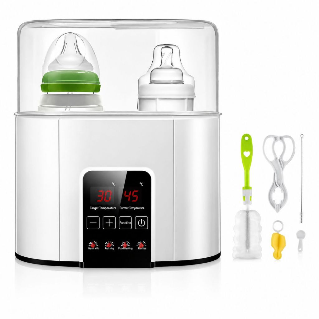 Aquecedor De Leite Com Esterilizador Para Mamadeiras Com Kit Higiene