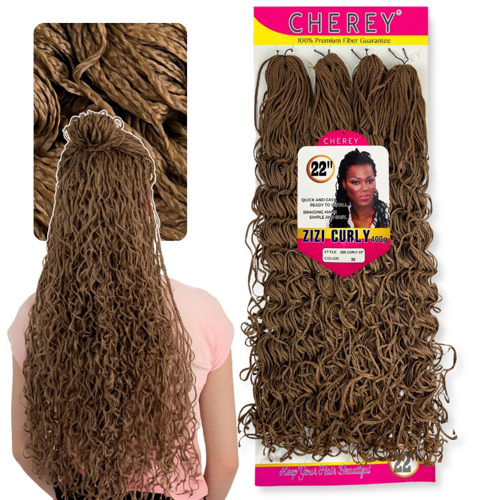 Cabelo Cacheado Zizi Curly Miojinho Kanekalon Cherey 400gr