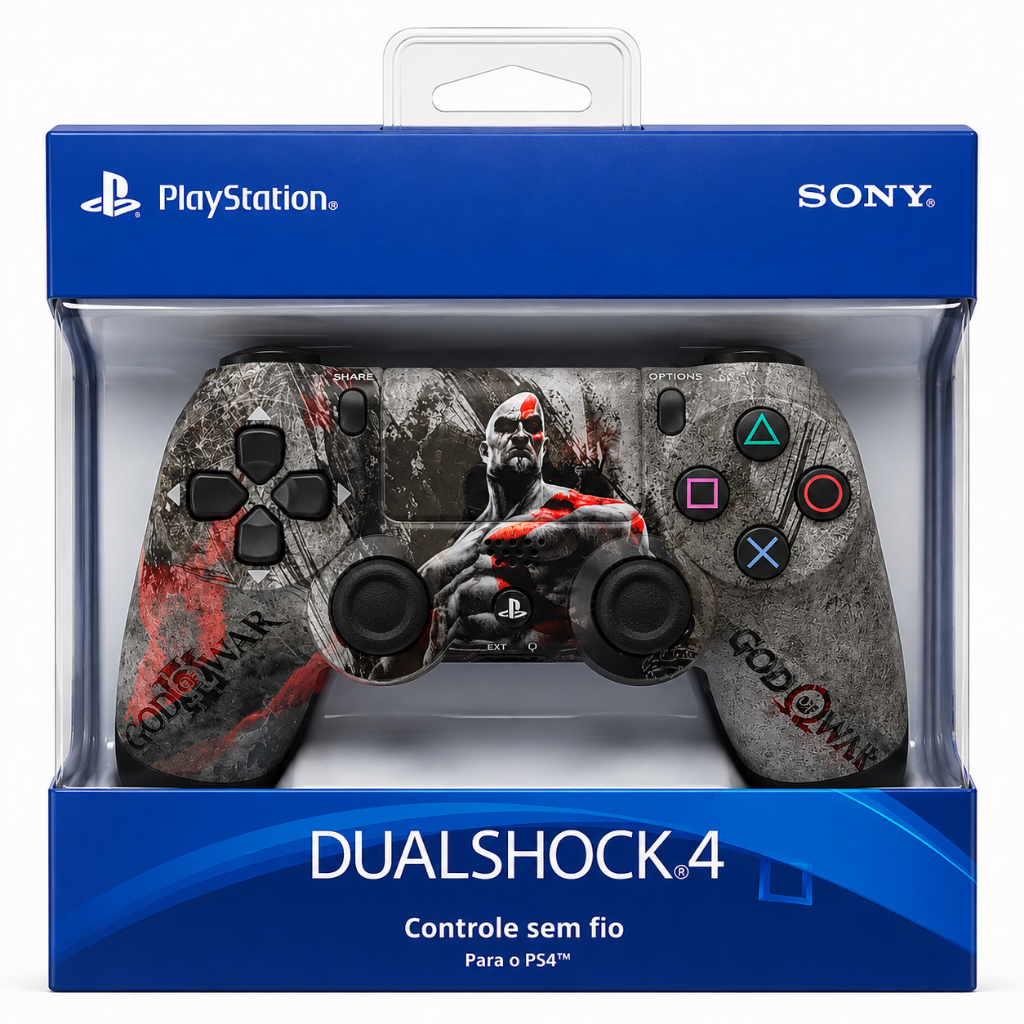 Controle  Playstation 4  Dualshock Sem Fio God of War Ps4