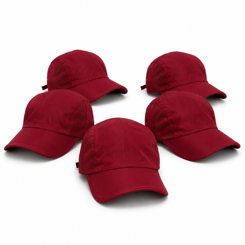 Kit Boné Tactel Liso Dri Fit Corrida Vinho Corrida Aba Curva Atacado Kit Bone liso Para Personalizar