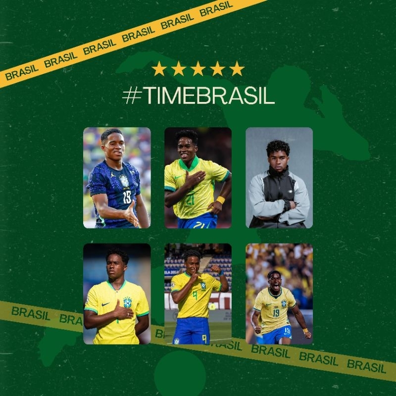 KIT TIME BRASIL | PHOTOCARDS DA SELEÇÃO BRASILEIRA