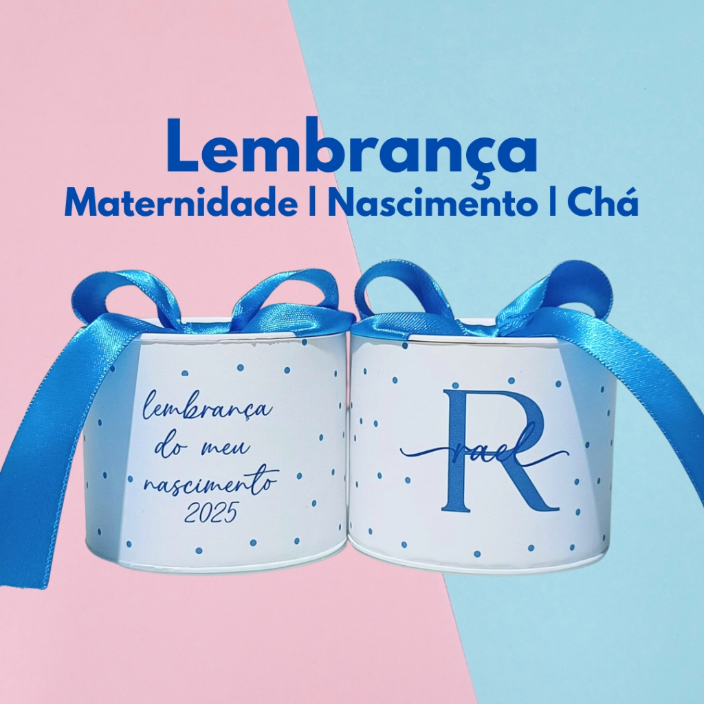 Kit Tubolata Personalizada 5x6 | Lembrancinha Nascimento, Maternidade, Chá de Bebê | Diversos Temas
