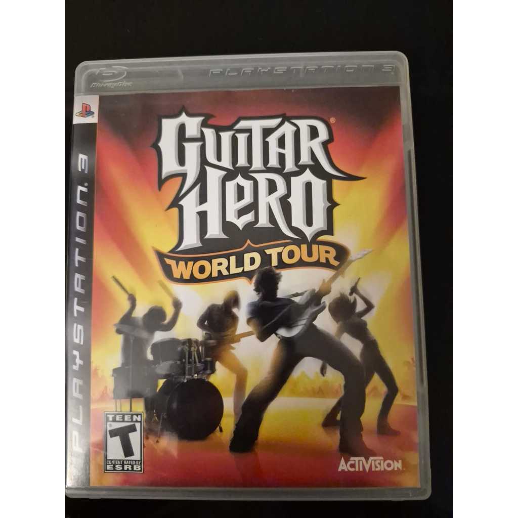 Jogo PS3 Guitar Hero World Tour Mídia Física Original Impecável Usado