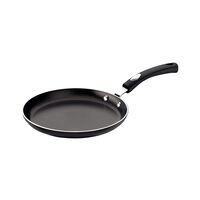 Panquequeira Tramontina Mônaco Induction em Alumínio com Revestimento Interno e Externo Antiaderente Preto 22cm