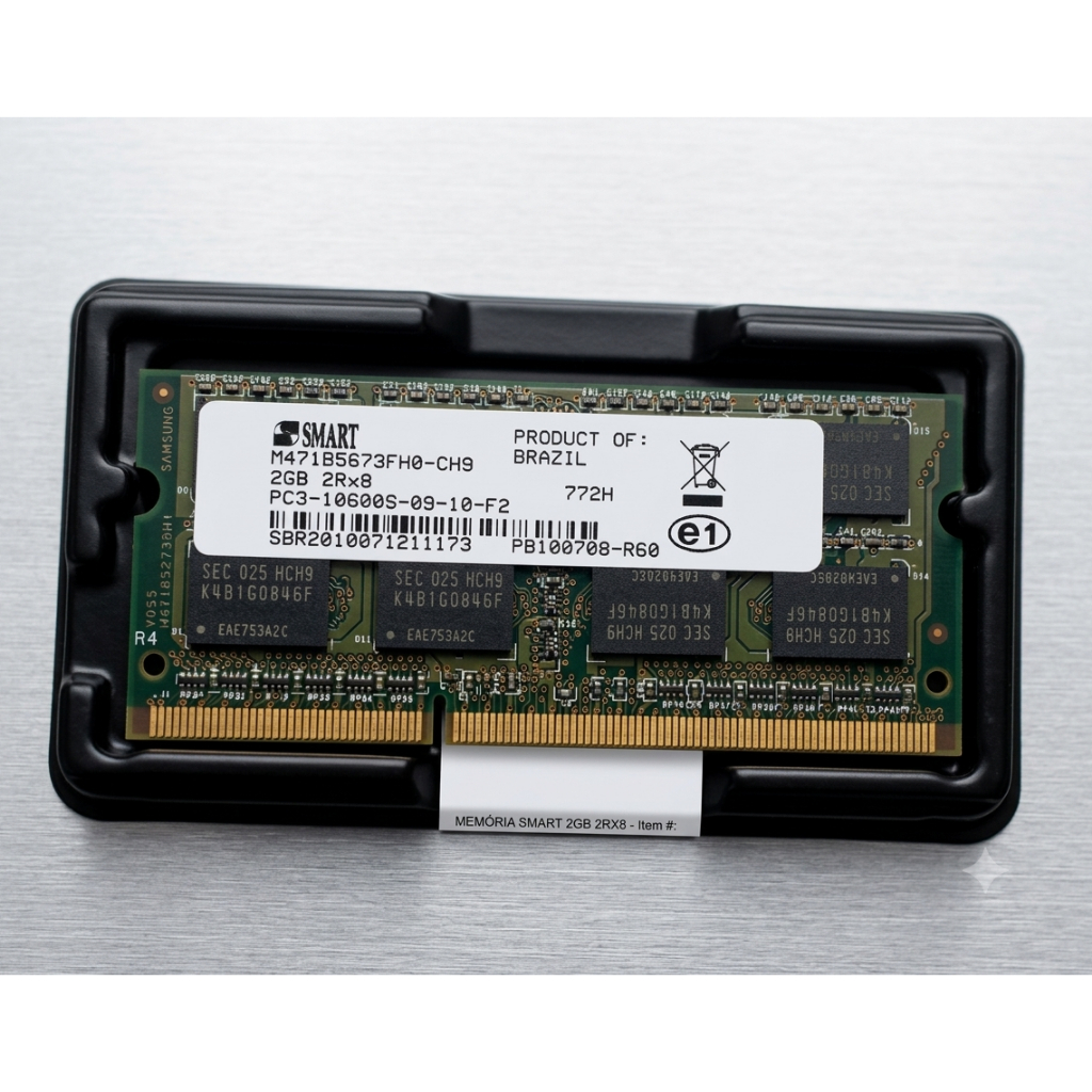 Memória Smart 2GB 2RX8 - 2