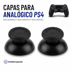 Capas Botões Analógicos Controle PS4 Antiderrapante