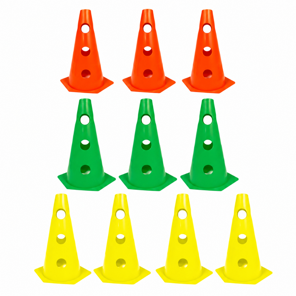 Kit 10 Mini Cones Sinalização Esportiva Agilidade