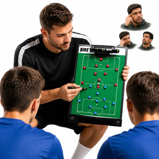 Prancheta Tática Magmetica Futebol a4 – Treinador Profissional | Treino e Jogo de Futebol