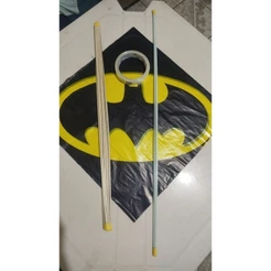 Combo Faça Você mesmo Flechinha ou raia 100 unidades 38x38 Pipa Fibra Bambi Plástico