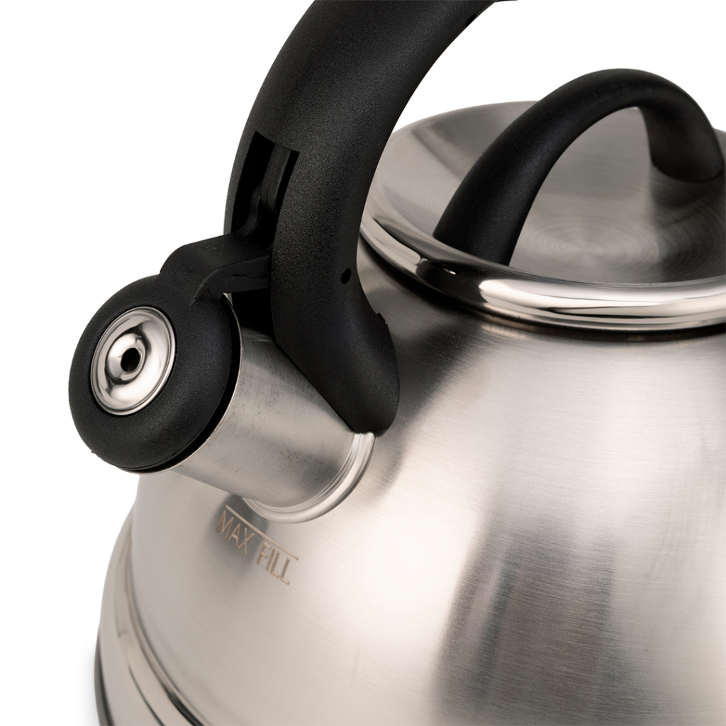 Chaleira Neuhaus Alba 3L Com Apito Indução Cinza · foto 2