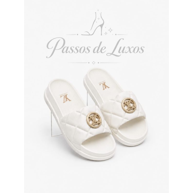 Sandália Feminina Plataforma Acolchoada Confortável Casual