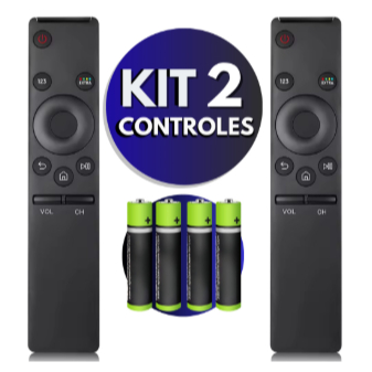 Controle Remoto Universal para TV Samsung Smart LED 4K - Compatível com Netflix, Prime Video, GloboPlay