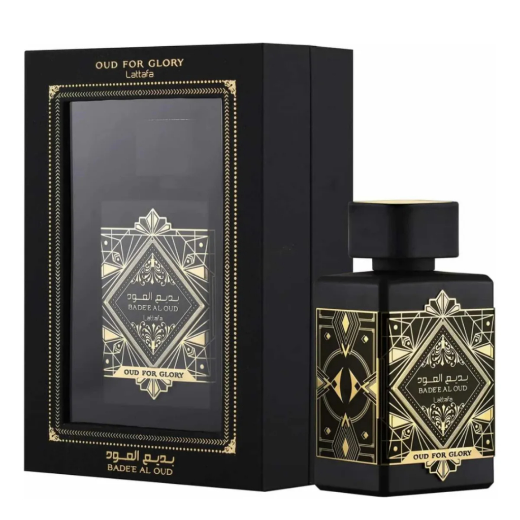 Perfume Árabe Unissex Bade'e Al Oud For Glory Lattafa Edp 100ml