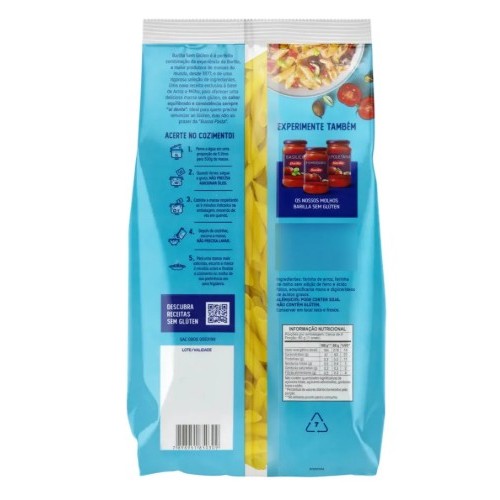 Macarrão Penne Rigate Sem Glúten Barilla 500grs · foto 2