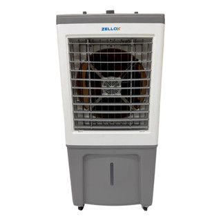 Climatizador Portátil Zellox Zlx-60 127v 180w Umidificador Branco E Cinza