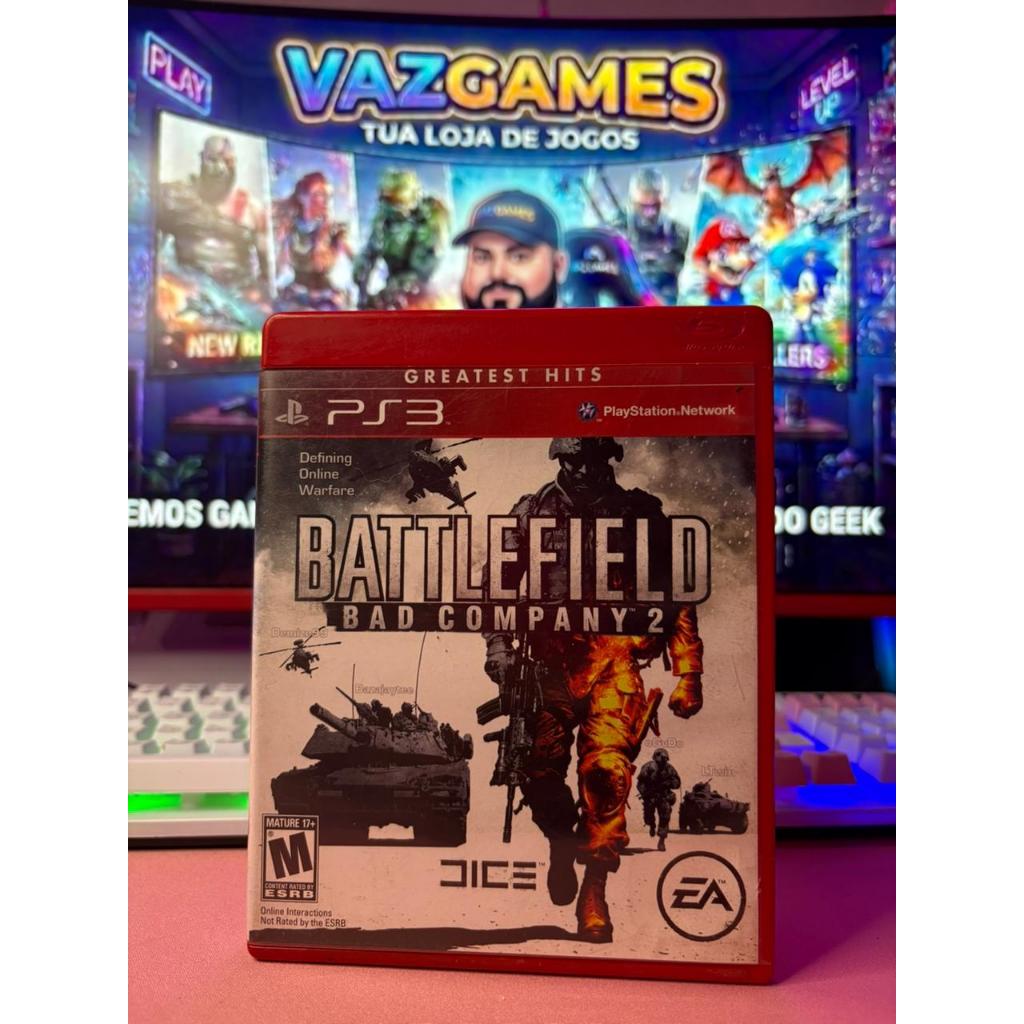 Jogo Battlefield Bad Company 2 PS3 Original Físico Completo Com Manual