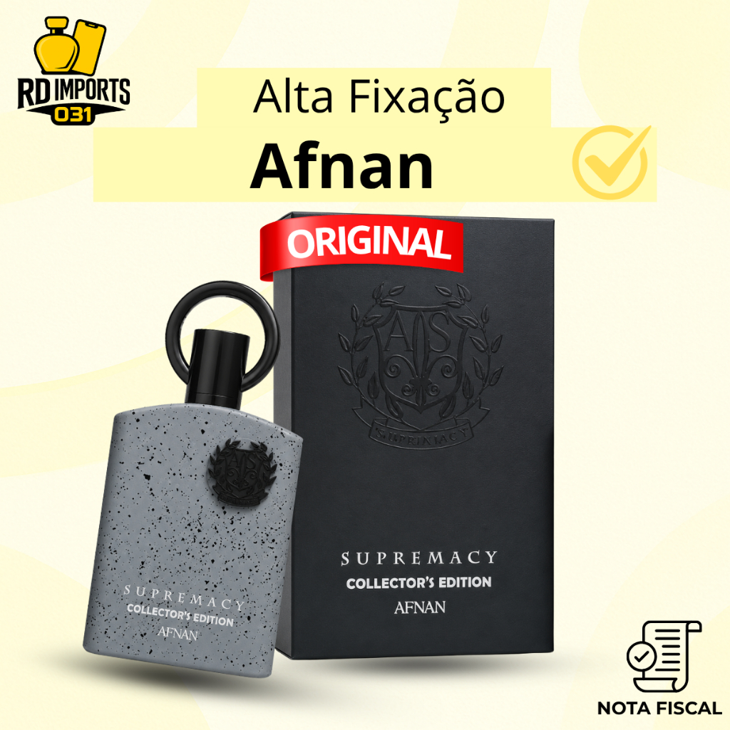 Perfume Árabe Supremacy Collector's Edition Afnan 100ml Masculino Original Importado