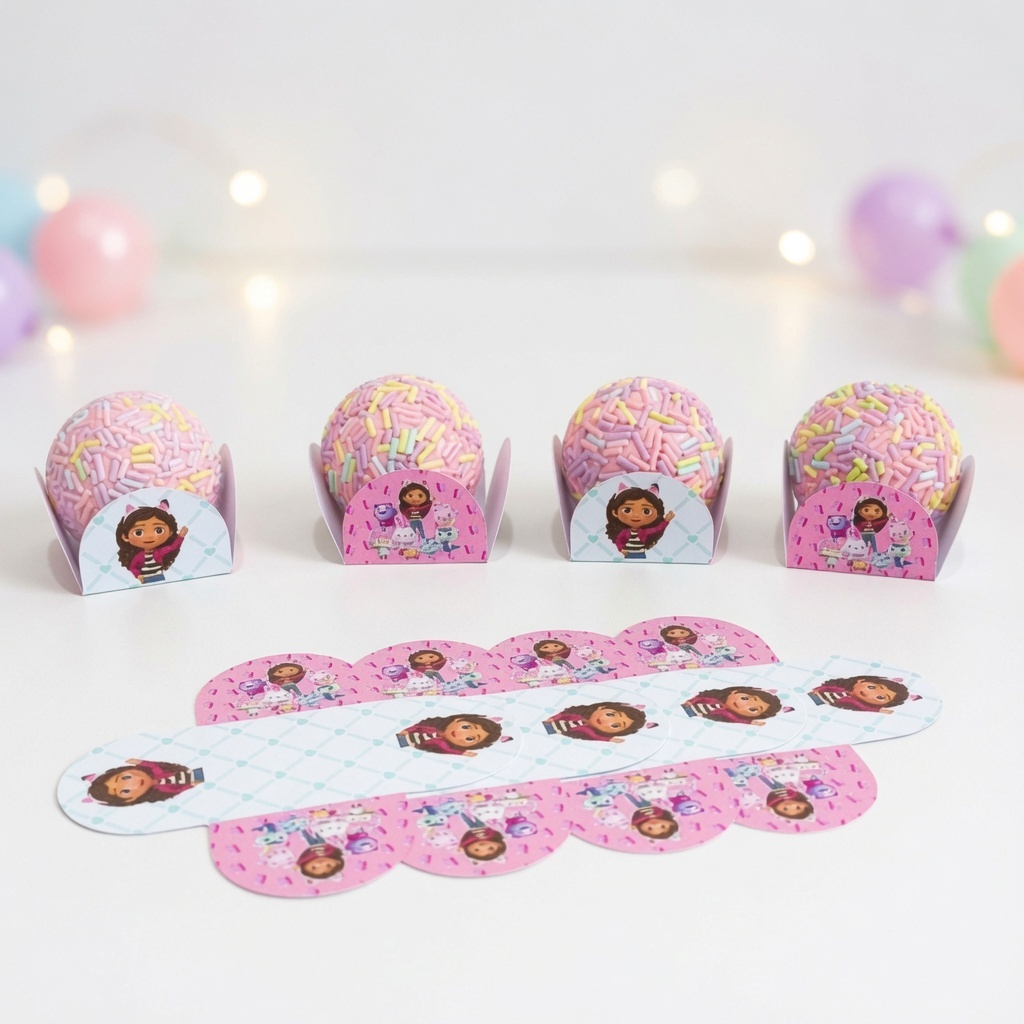 Forminha de Doces Casa Mágica da Gabby Personalizada no Tema /Lembrancinha de Festa /Aniversário