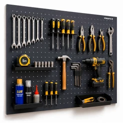 Painel Organizador de Ferramentas Painel Para Ferramentas Painel de Aço Organizador 970x640mm Presto