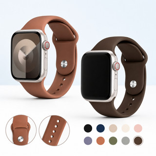 kit 2 Pulseira de Silicone para Smartwatch Apple Watch Silicone S10 Microwear 38mm 41mm 4…