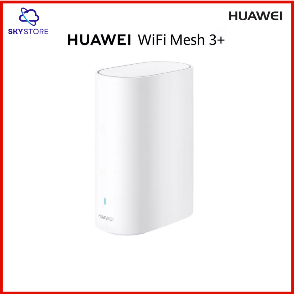 HUAWEI WiFi Mesh 3+ | Roteador | WiFi 6 AX3000 de Banda Dupla | Wi-Fi para a Casa Toda | Game Turbo