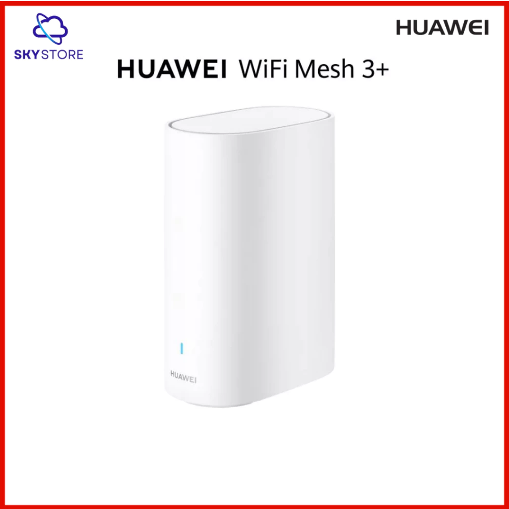 HUAWEI WiFi Mesh 3+ | Roteador | WiFi 6 AX3000 de Banda Dupla | Wi-Fi para a Casa Toda | Game Turbo