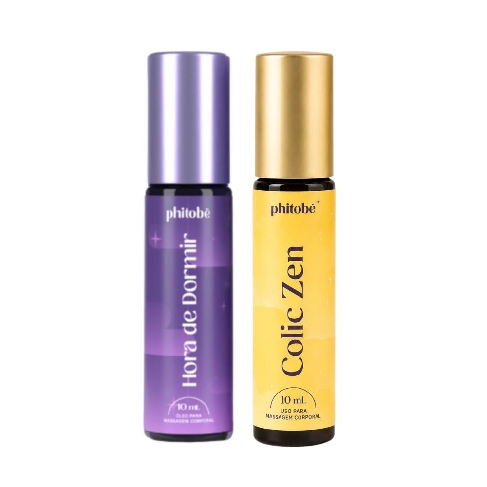 Colic Zen + Hora de Dormir Phitobê blend de óleo essencial