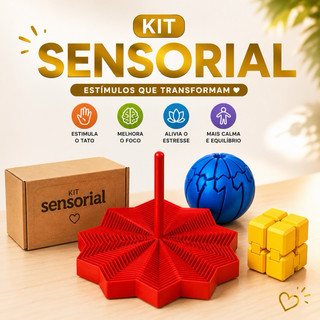 Kit 3 Brinquedos Sensoriais Anti Stress | TDAH TOD Autismo | Envio Rápido