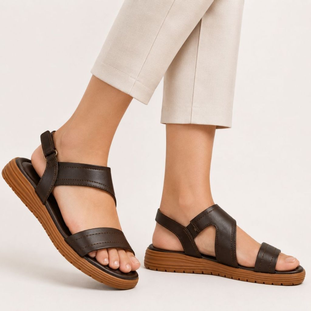 Sandália Feminina Ajuste Fácil Comfortflex 2651401