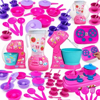 Kit Cozinha Infantil Completa Brinquedo Casinha Educativo Comidinhas, Panelinhas, Eletros…