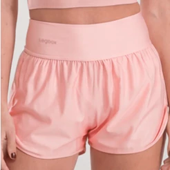 Short Fitness Corrida Duplo Oasis Zero Transparência Feminino Legbox Academia Treino Ginastica