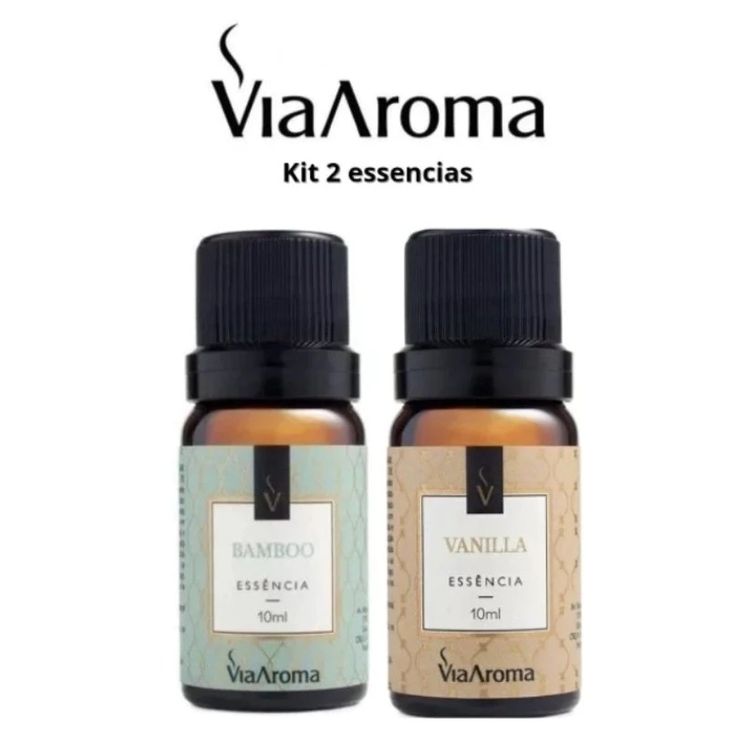 Imagem Kit Essências Para Aromatizador Difusor Elétrico de Ambiente Via Aroma 10ml a escolher