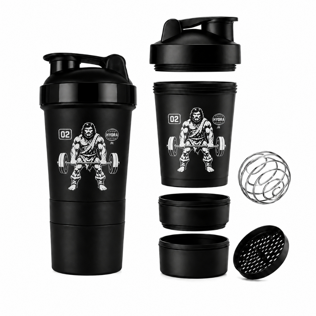 Coqueteleira Estampada 500ml com 3 Compartimentos