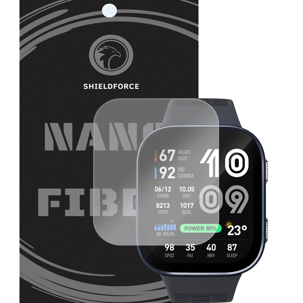 Película Amazfit Bip Max ShieldForce Nano Vidro 2x Unidades