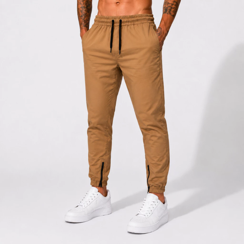 Calça Masculina Tactel Esportiva Leve Atividades ao Ar Livre, Academia, Treino — imagem 1