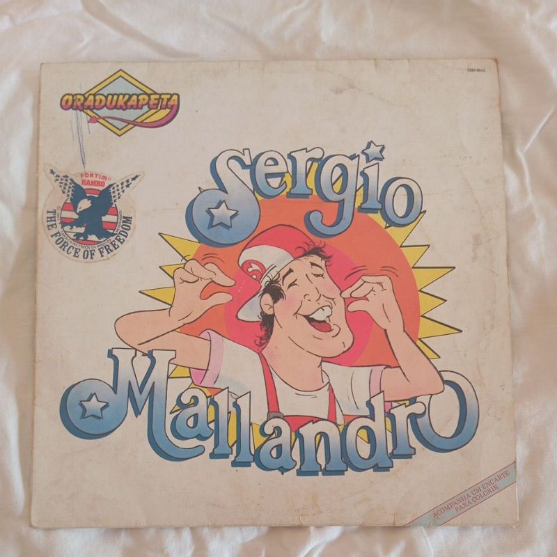 LP oradukapeta Sérgio Mallandro disco de vinil